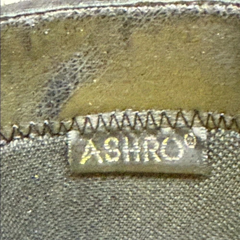 Ashro Black and Silver Textured Over The Knee Boot